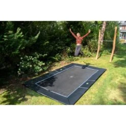 EXIT TOYS Exit - Trampolín Deportivo De Suelo Dynamic 275 X 458 Negro -Juguete Descuento Tienda medias 2879