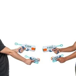 Zuru X-Shot - Pack 4 Pistolas Con 48 Dardos -Juguete Descuento Tienda medias 3001