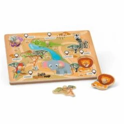 Wood’ N Play - Puzzle Con Sonido (varios Modelos)