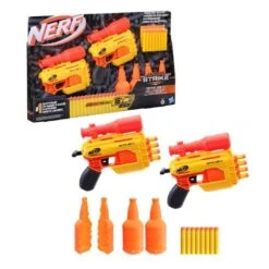 Trolls Nerf Alpha Strike - Pack 2 Lanzadores Optic QS-4