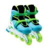 Patines En Línea Ajustables Azul Y Verde - Talla 30/33 -Juguete Descuento Tienda medias 3166