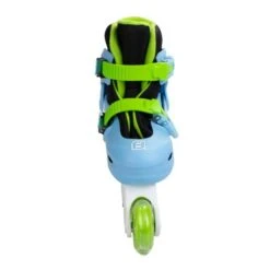 Patines En Línea Ajustables Azul Y Verde - Talla 30/33 -Juguete Descuento Tienda medias 3168