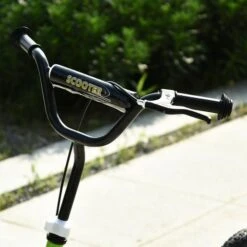 Homcom - Patinete Scooter Ajustable 2 Ruedas Verde -Juguete Descuento Tienda medias 3215