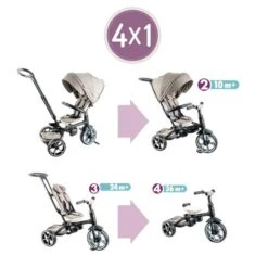 Triciclo Evolutivo Qplay Prime Azul -Juguete Descuento Tienda medias 3290