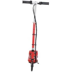 Homcom - Patinete Eléctrico Plegable Acero Rojo HomCom -Juguete Descuento Tienda medias 3304