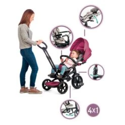 Triciclo Evolutivo Qplay Prime Negro -Juguete Descuento Tienda medias 3334