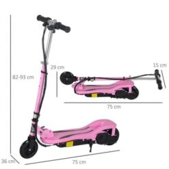 Homcom - Patinete Eléctrico Plegable Homcom Metal -Juguete Descuento Tienda medias 3337