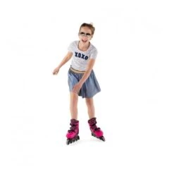 Patines En Línea Rosa -Juguete Descuento Tienda medias 3347