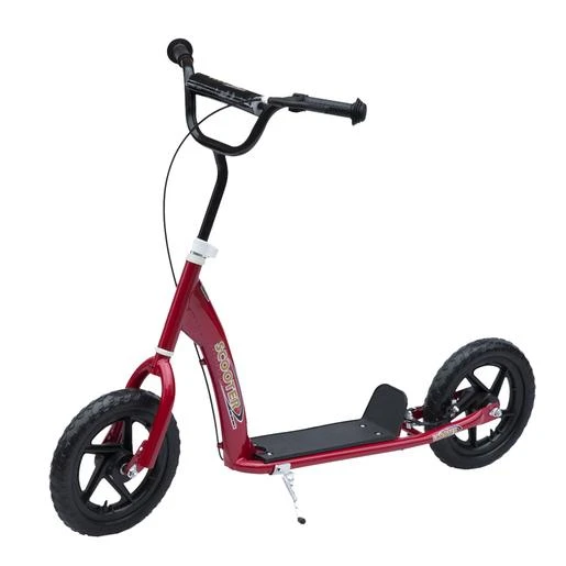 Homcom - Patinete Scooter Ajustable 2 Ruedas Rojo 3 Homcom - Patinete Scooter Ajustable 2 Ruedas Rojo
