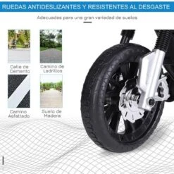 Homcom - Moto Eléctrica Batería Con Ruedas De Equilibrio -Juguete Descuento Tienda medias 3402