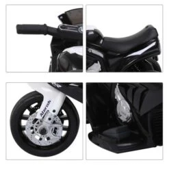 Homcom - Moto Eléctrica BMW S1000RR Negro HomCom -Juguete Descuento Tienda medias 3412
