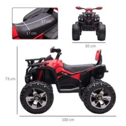 Homcom - Quad Eléctrico -Juguete Descuento Tienda medias 3440
