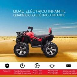 Homcom - Quad Eléctrico -Juguete Descuento Tienda medias 3441