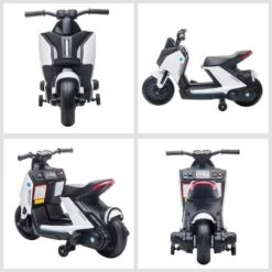 Homcom - Moto Eléctrica Infantil Vehículo De Batería 16 Homcom - Moto Eléctrica Infantil Vehículo De Batería -Juguete Descuento Tienda medias 3476