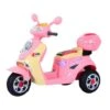 Homcom - Moto Eléctrica Infantil Tipo Triciclo HomCom -Juguete Descuento Tienda medias 3491