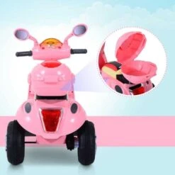 Homcom - Moto Eléctrica Infantil Tipo Triciclo HomCom -Juguete Descuento Tienda medias 3497