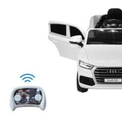 Homcom - Coche Eléctrico Audi Q5 Blanco -Juguete Descuento Tienda medias 3515