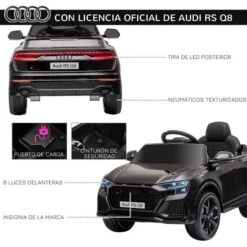 Homcom - Audi RS Q8 Eléctrico 16 Homcom - Audi RS Q8 Eléctrico -Juguete Descuento Tienda medias 3525