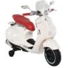 Homcom - Vespa Blanca Vehículo De Batería 1 Homcom - Vespa Blanca Vehículo De Batería -Juguete Descuento Tienda medias 3569