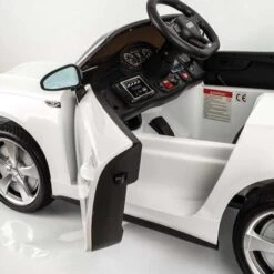 Audi S5 Blanco Vehículo De Batería -Juguete Descuento Tienda medias 3591