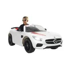 Injusa - Coche Eléctrico Mercedes Benz Amg GT-S 12V -Juguete Descuento Tienda medias 3595