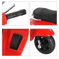 Homcom - Moto Eléctrica Infantil Rojo HomCom -Juguete Descuento Tienda medias 3636