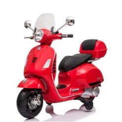 Vespa Con Maletero Roja 12 V