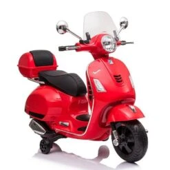Vespa Con Maletero Roja 12 V 10 Vespa Con Maletero Roja 12 V -Juguete Descuento Tienda medias 3676
