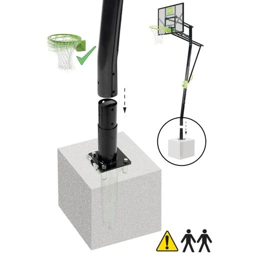 EXIT TOYS Exit - Canasta De Baloncesto Galaxy Para Suelo Con Aro Para Mates 7 EXIT TOYS Exit - Canasta De Baloncesto Galaxy Para Suelo Con Aro Para Mates - Imagen 5