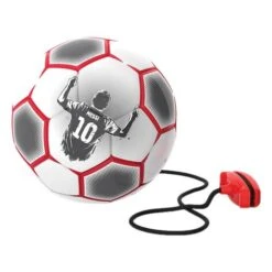 Messi Training System - Balón De Entrenamiento Blanco Y Rojo 9 Messi Training System - Balón De Entrenamiento Blanco Y Rojo -Juguete Descuento Tienda medias 4001
