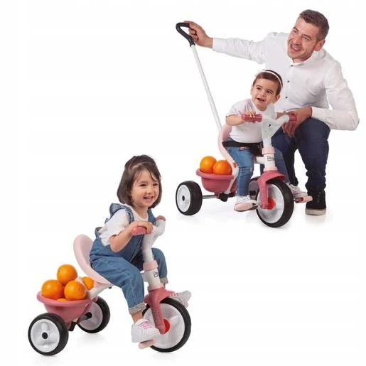 Smoby - Triciclo Evolutivo Be Move De Metal, Color Rosa - 68 X 52 X 52 Cm ㅤ 6 Smoby - Triciclo Evolutivo Be Move De Metal, Color Rosa - 68 X 52 X 52 Cm ㅤ - Imagen 4
