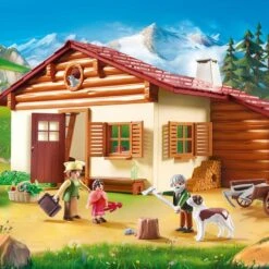 Playmobil - Heidi En La Cabaña De Los Alpes - 70253 -Juguete Descuento Tienda medias 4408