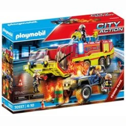 Playmobil - Operación De Rescate Con Camión De Bomberos 70557
