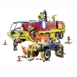Playmobil - Operación De Rescate Con Camión De Bomberos 70557 -Juguete Descuento Tienda medias 4411