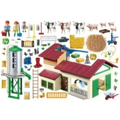 Playmobil - Granja Con Silo - 70132 -Juguete Descuento Tienda medias 4434