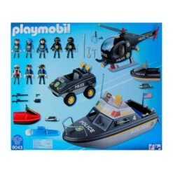 Playmobil - Set De Policía - 9043 -Juguete Descuento Tienda medias 4462