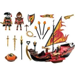 Playmobil - Barco De Los Bandidos De Burnham 70641 -Juguete Descuento Tienda medias 4533