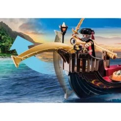 Playmobil - Barco De Los Bandidos De Burnham 70641 -Juguete Descuento Tienda medias 4537