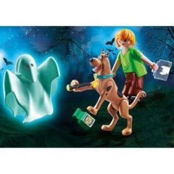 Playmobil - Scooby Doo Y Shaggy Con El Fantasma (70287) -Juguete Descuento Tienda medias 4584