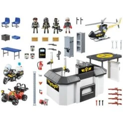 Playmobil - Maletín Comisaría Fuerzas Especiales - 70338 -Juguete Descuento Tienda medias 4587