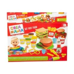 Creamania - Hamburguesas De Pasta De Modelar 9 Creamania - Hamburguesas De Pasta De Modelar -Juguete Descuento Tienda medias 46