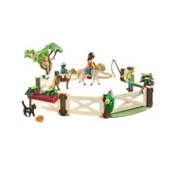 Playmobil - Clases De Equitación Con Boxes De Caballos - 70995 -Juguete Descuento Tienda medias 4629