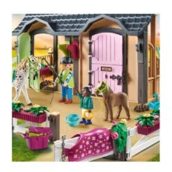 Playmobil - Clases De Equitación Con Boxes De Caballos - 70995 -Juguete Descuento Tienda medias 4631