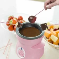 Bestron - Fondue De Chocolate Rosa 25 W -Juguete Descuento Tienda medias 481