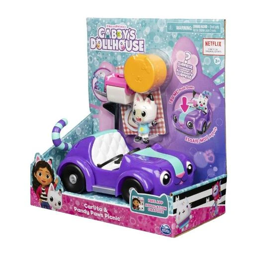 SPIN MASTER Gabby's Dollhouse - Coche De Carlita 8 SPIN MASTER Gabby's Dollhouse - Coche De Carlita - Imagen 6