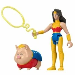Imaginext Fisher Price - DC Liga De Super Mascotas - Wonder Woman Y PB