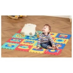 Homcom - Alfombra Puzzle Infantil 36 Piezas De Espuma EVA -Juguete Descuento Tienda medias 964