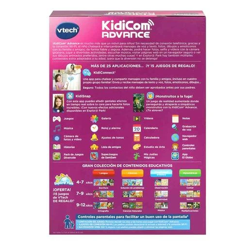 Vtech - KidiCom Advance Rosa 5 Vtech - KidiCom Advance Rosa - Imagen 3